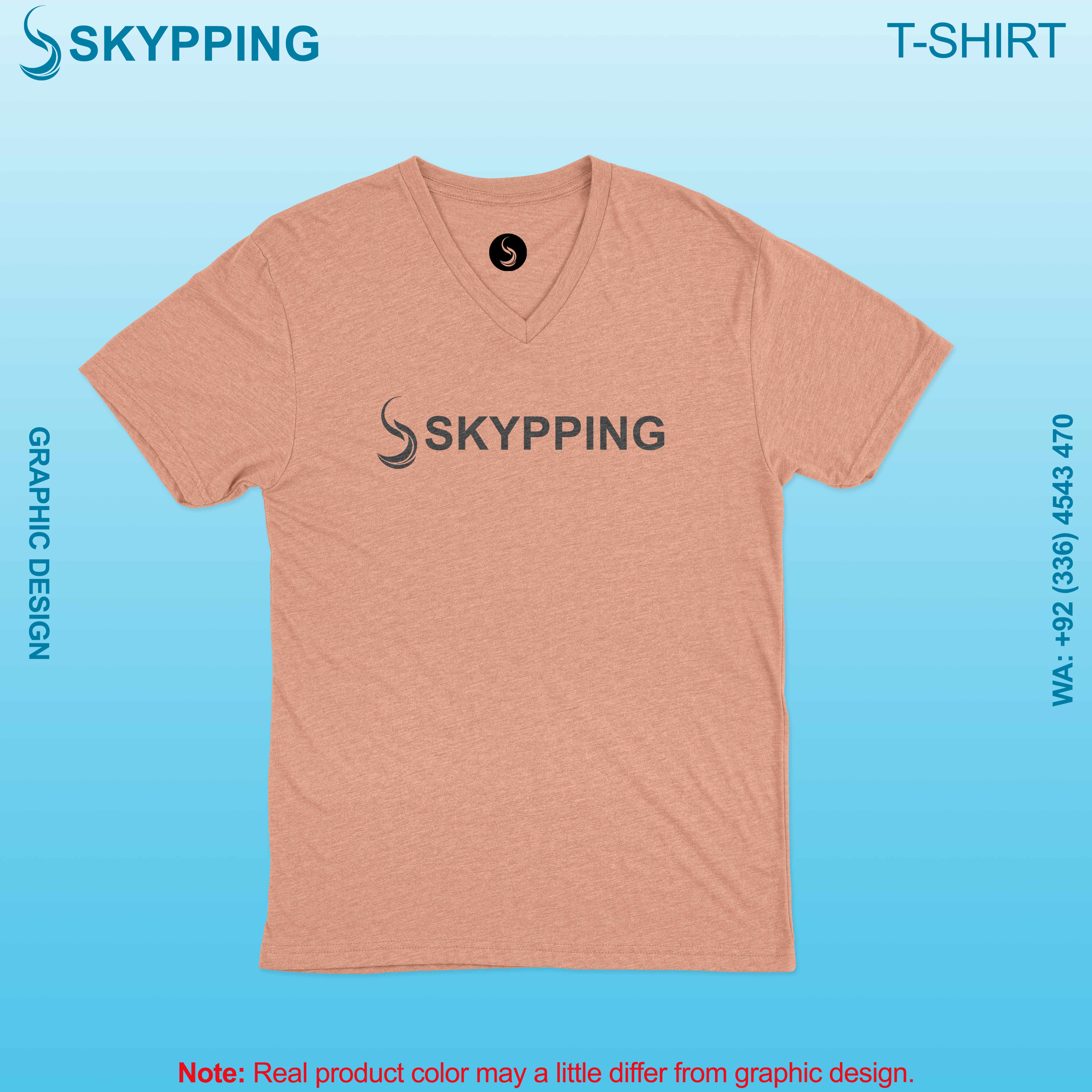 V-Neck Short set-in style sleeve t-shirt for men